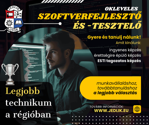 Szoftverfejlesztő és -tesztelő szeretnél lenni?